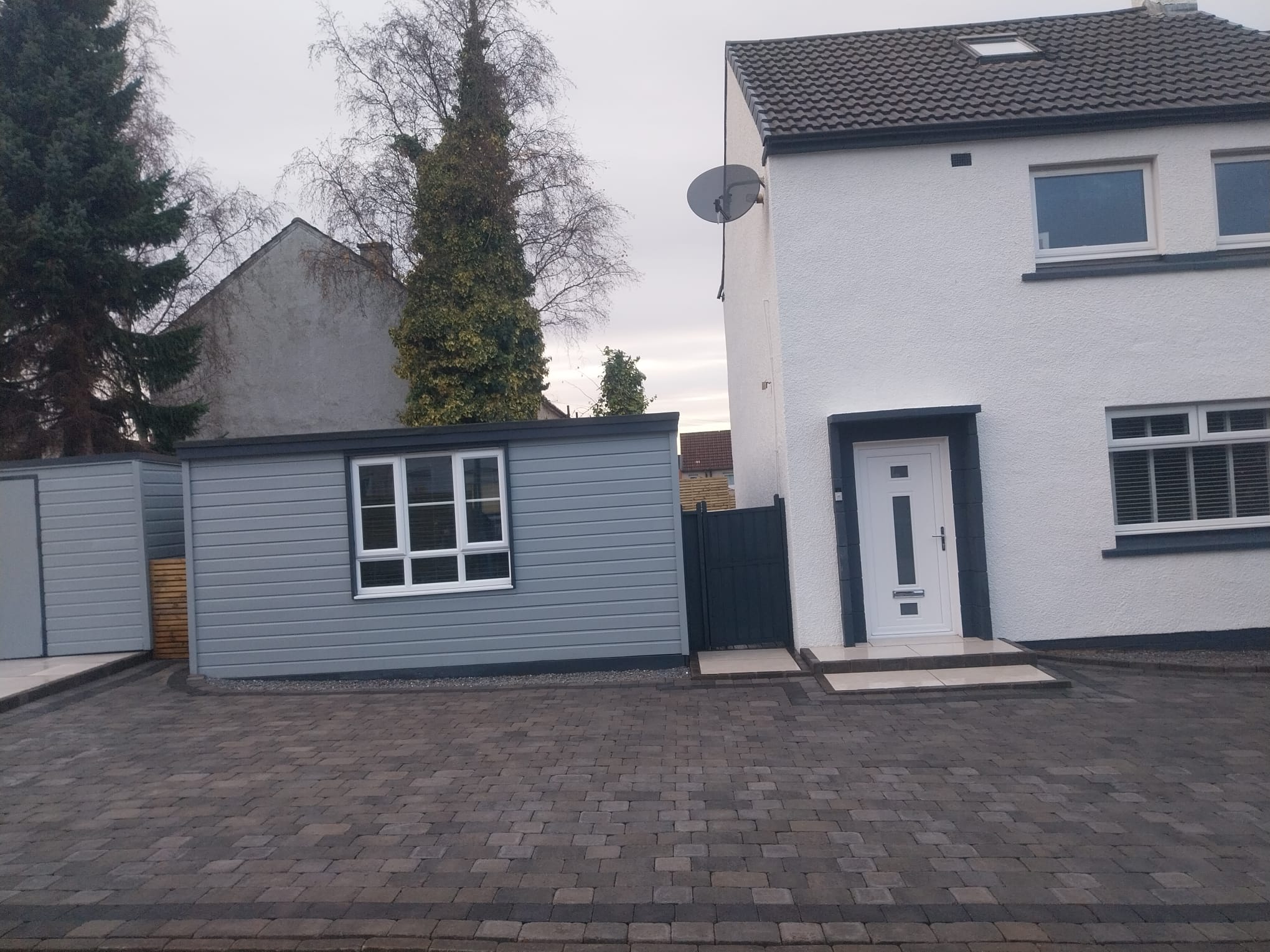 Garden landscaping project
